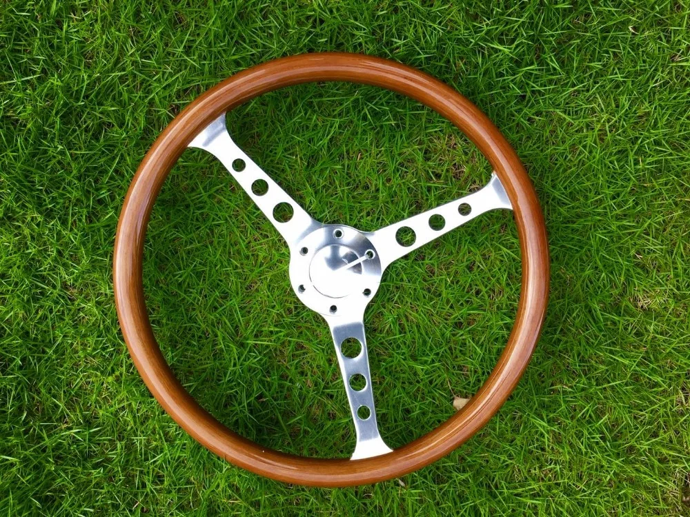 

wood steering wheel universal high quality 380mm 15inch 38cm Wooden Phoebe steering wheel racing car steering wheel