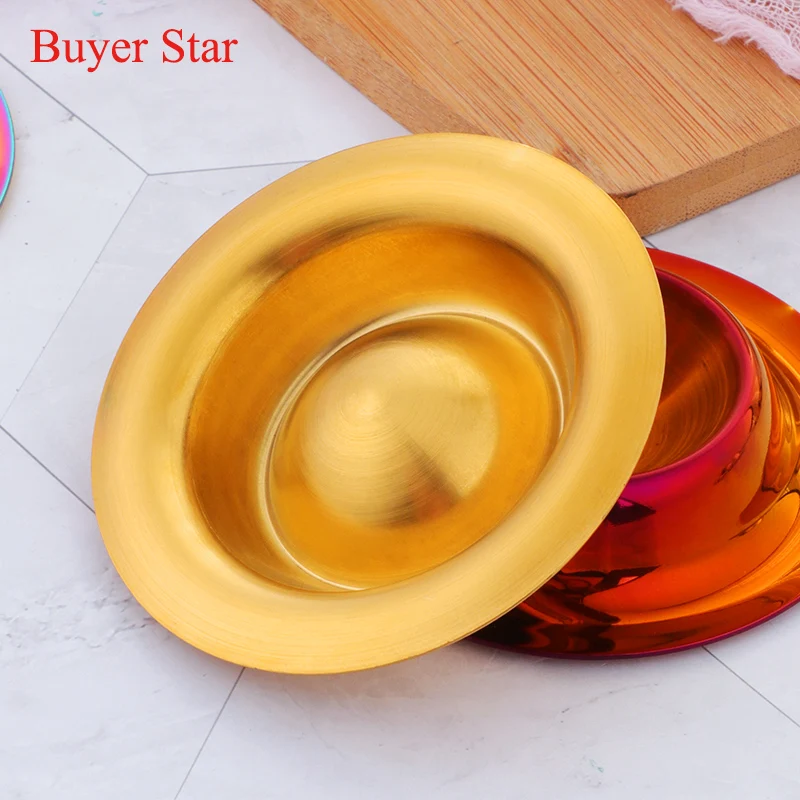 Gold Egg Cup Stainless Steel Egg seat Egg spoon set Metal Egg Holder for Raw/Hard Boiled Egg Household Kitchen gadget restaurant