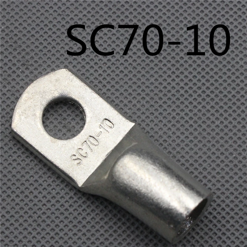 1piece SC(JGK)70-10 tinned copper cable lugs crimp type Electric power fittings equipment contact B type