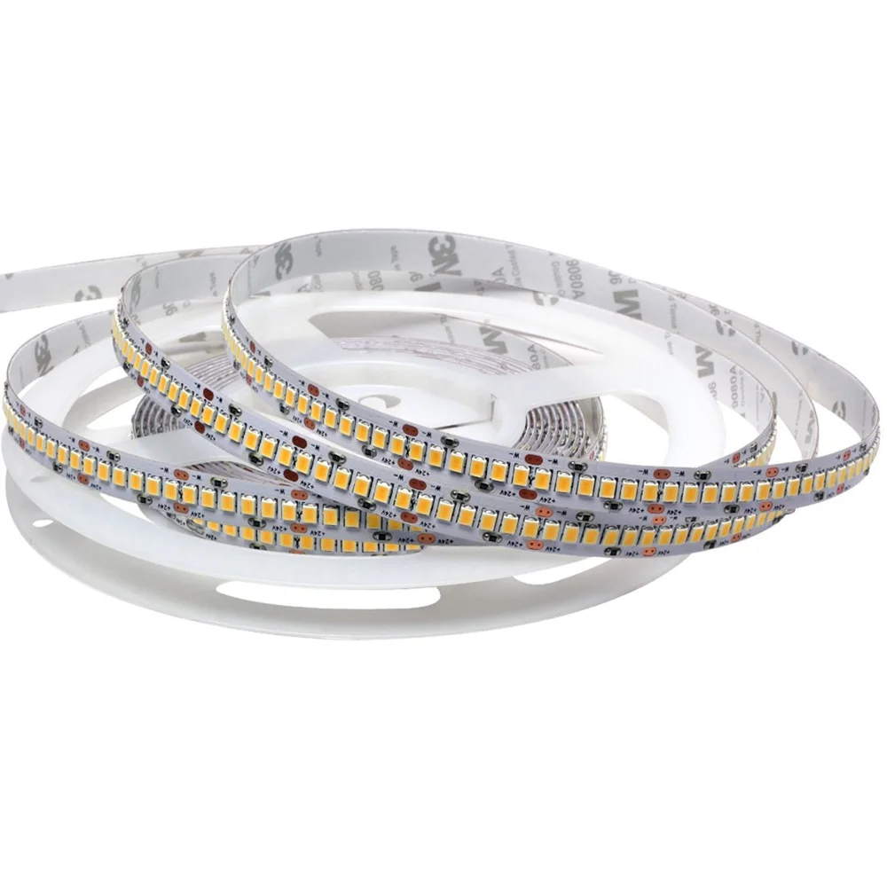 LED Strip 2835 SMD 240LEDs/m 5M 300/600/1200 Leds DC12V High Bright Flexible LED Rope Ribbon Tape Light Warm White / Cold White