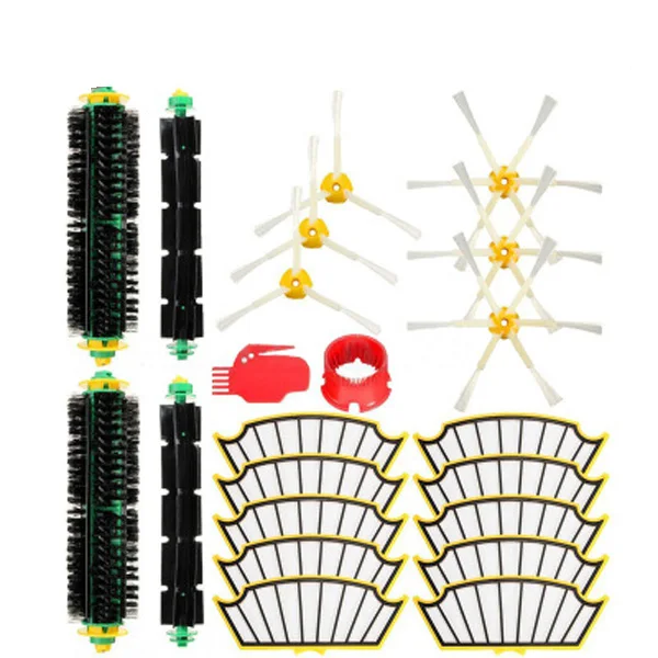 22x Filter Side Brush Kit Vacuum Cleaner Parts For Irobot Roomba 500 527 528 530 532 535 540 562 570 572 580 581 590 Replacement