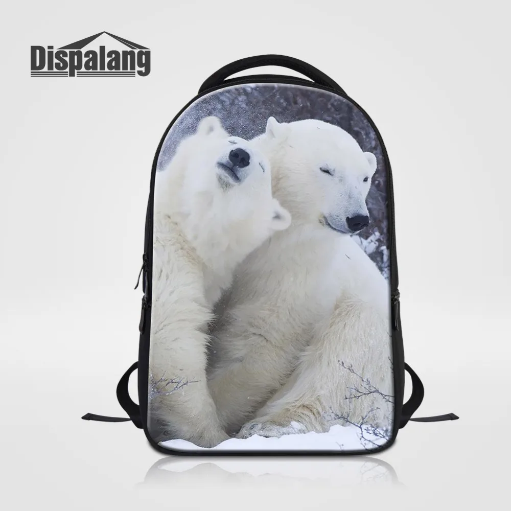 

Dispalang Large Capacity Laptop Backpack for Women Men Polar Bear School Bags For Teenagers Oxford Travel Computer Bags Mochila