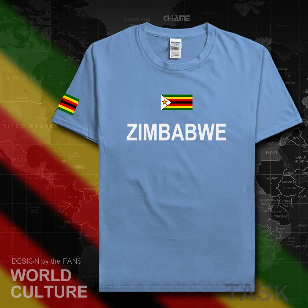 Zimbabwe men t shirt fashion 2017 jersey nation team 100% cotton t-shirt clothing tee country sporting ZWE yeZimbabwe Zimbabwean