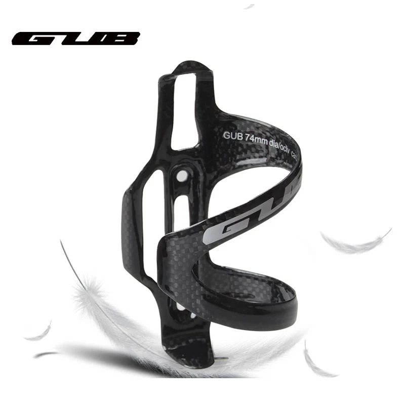 

GUB Ultra-light Full 3K Carbon Fiber Bicycle Water Bottle Cage Holder For MTB Bike Road Bicycle Bottle Cage 5 Styles Black