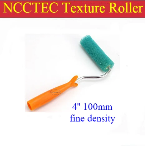 4'' NCCTEC Texture Roller for Epoxy wrinkles non-slip floor projects (FINE density) FREE shipping | 100mm sponge paint roller