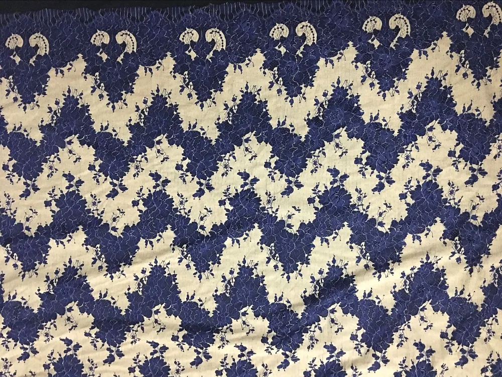 1piece Eyelash French LACE Fabric Flowers LACE clothes decoration skirt home curtains accessories Q685