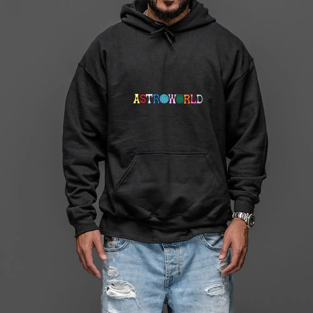 

Cactus Jack ASTROWORLD Hoodies Man The Embroidery Letter Print Swag WISH YOU WERE HERE Hoodie Plus US Size S-XXL