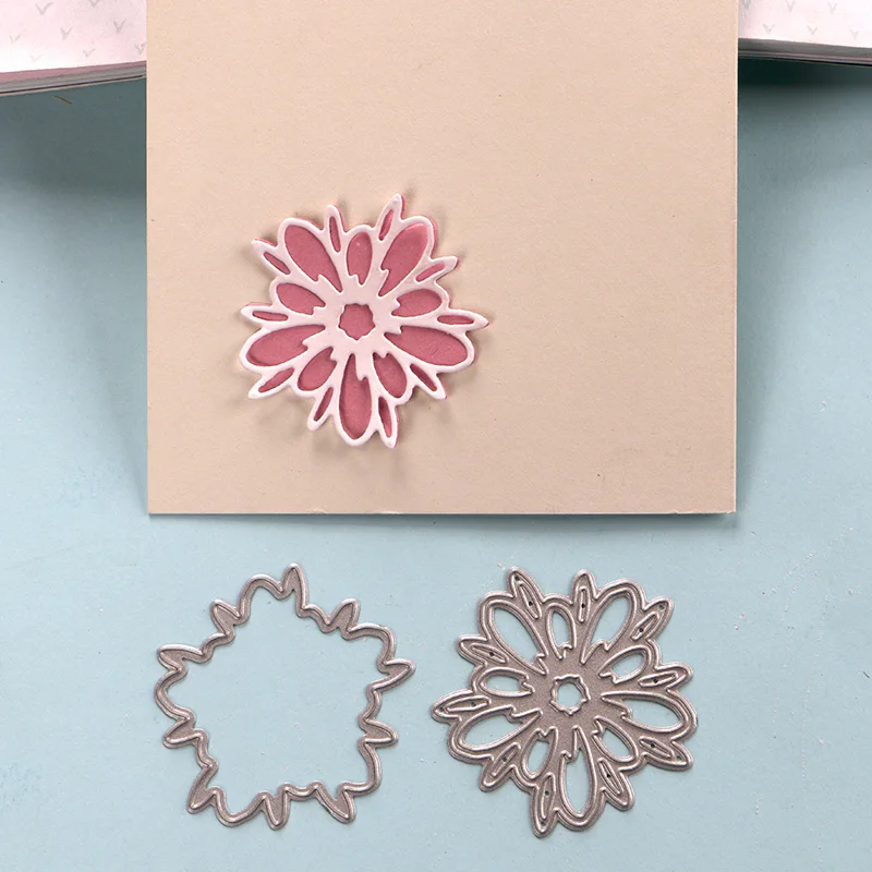 DUOFEN METAL CUTTING DIES varieties of lace small flowers and branches stencil for DIY papercraft projects Scrapbook Paper Album