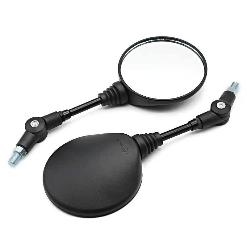 Custom Black Universal Folding Motorcycle Mirror motorbike Side Mirrors Rearview Mirror 8mm 10mm For yamaha Honda Suzuki