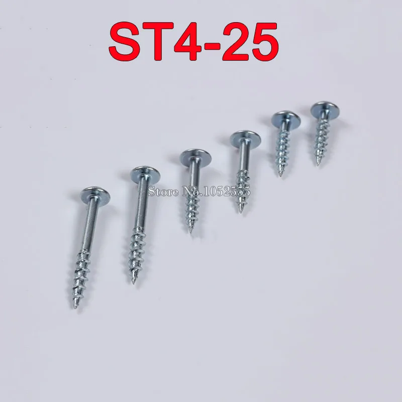

Stock ! Hot 200PCS/lot High Strength ST4-25 Self-tapping Screw Self Tapping Screws for Pocket Hole Jig