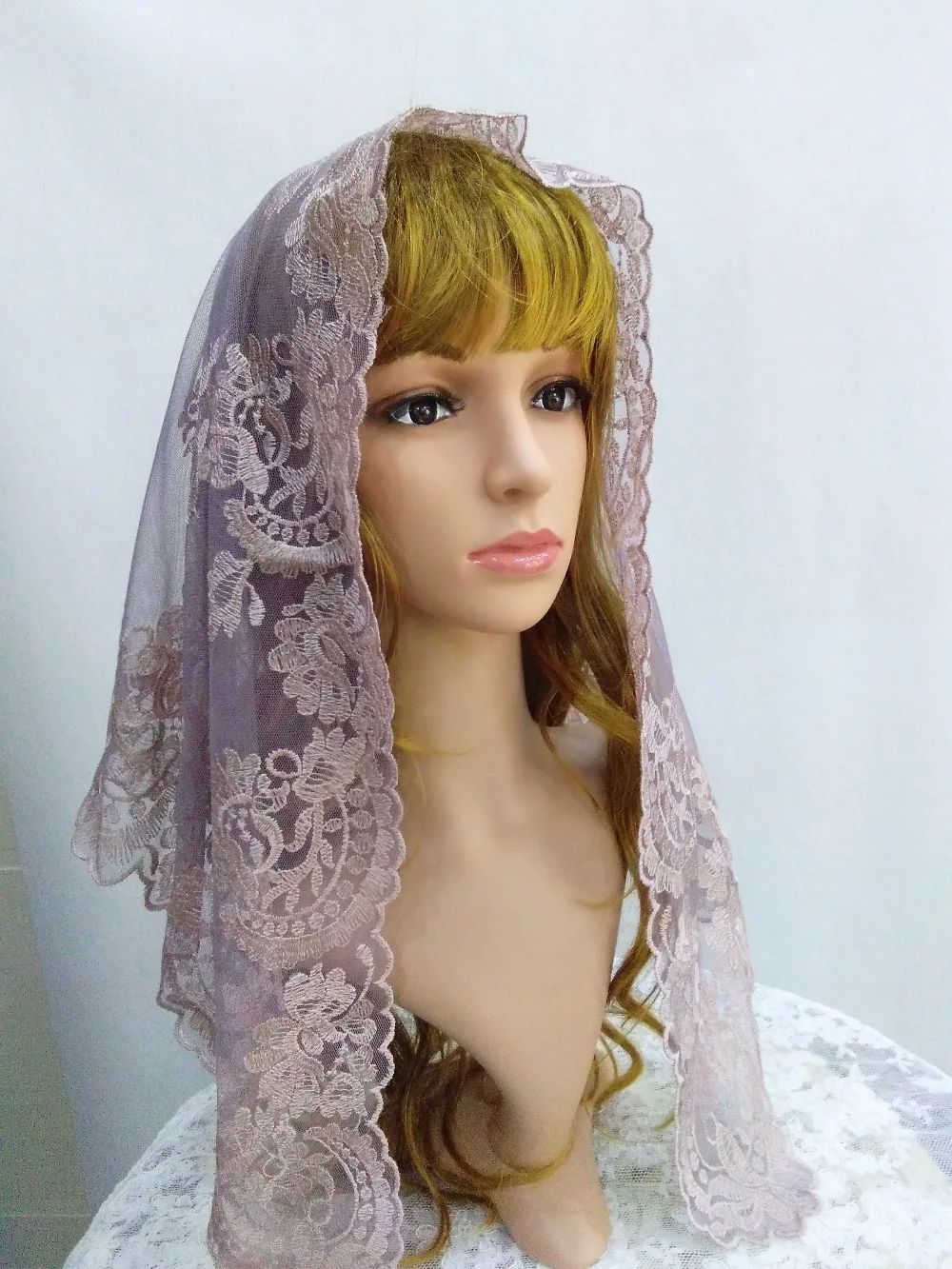 Catholic Lace Veil Chapel Scarf Spanish Lace Mantilla