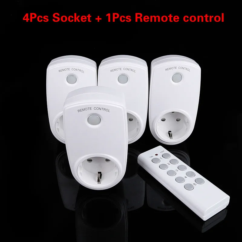 اللاسلكية الذكية التحكم عن بعد الطاقة منفذ ضوء التبديل التوصيل المقبس 433.92MHz الطاقة مأخذ المملكة المتحدة الولايات المتحدة الاتحاد الافريقي الاتحاد الأوروبي المكونات القياسية