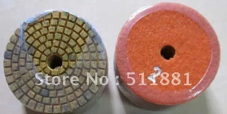 

4'' Metal Particles wet polishing pad | 100mm concrete stone soft pads| Revolutionary product instead of metal grinding disk