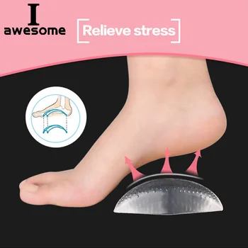 1 paar Bögen Orthesen Arch Support Fuß Einlegesohle Klammer Plattfüße Einlegesohlen Lindern Schmerzen Schuhe Orthesen Fuß Pflege Pad Silica gel