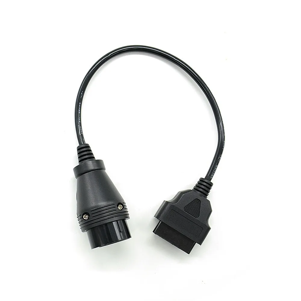 For Mercedes Benz MB 38Pin to OBD2 OBDII 16 Pin Diagnostic Adapter Connectors Cable