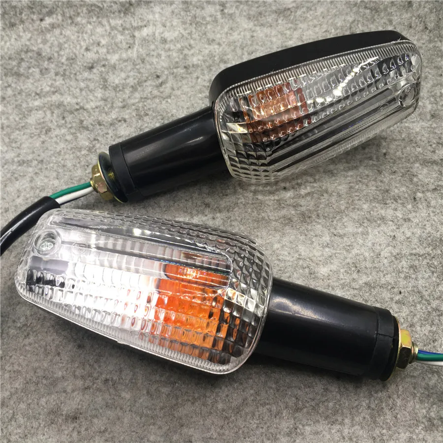 2PC Front Rear Motorcycle Turn Signal Lamp Light Scooter Indicators Flashers For Honda CB1300 X4 CB1000 CB400 SuperFour