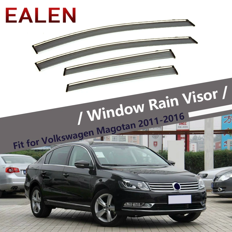 

EALEN для VW Magotan 2011 2012 2013 2014 2015 2016 вентиляционные солнцезащитные дефлекторы, аксессуары из АБС-пластика, 4 шт./1 компл., козырек от дыма и дождя на окно