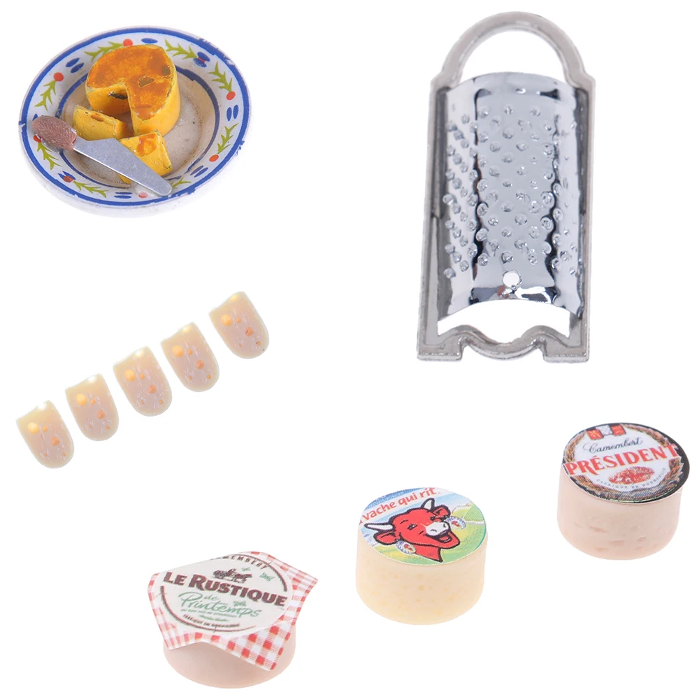 Mini Cheeses Planer for 1/12 Scale Dollhouse Miniature Simulation Kitchen Food Living Room Decoration Children Kids Toys