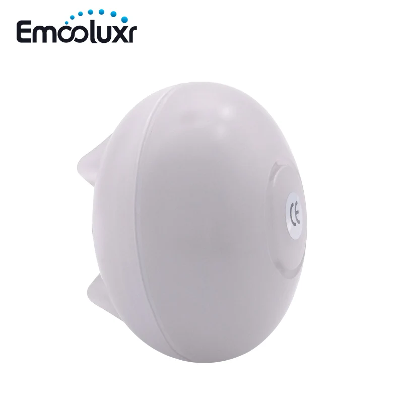 Portable Water Alarm Sensor Standalone Water Leak Alarm Detector Sensor with Sound and Light Function Battery Operated