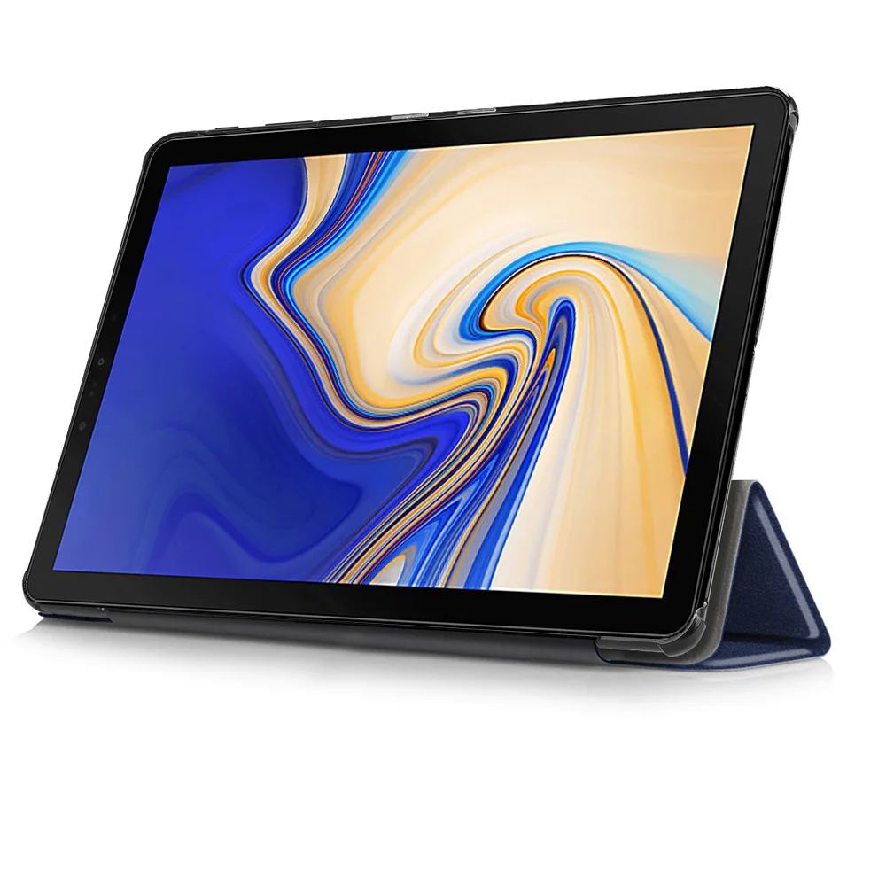Smart Cover for Samsung Galaxy Tab S4 10.5 inch T830 T35 Slim Light Protective Cover Stand Case for Tab S4 T837 Tablet