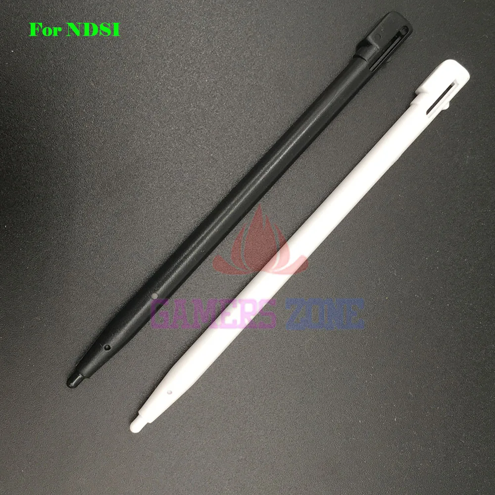 قلم شاشة لمس بلاستيكي أبيض وأسود لجهاز NINTENDO DSI NDSI