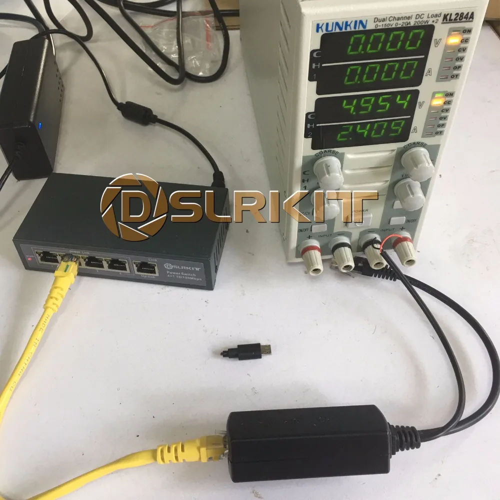 250M Kéo Dài PoE Bộ 4X Raspberry Pi B/B +/2/3 USB 5V 2.4A/Công Tắc 4 PoE