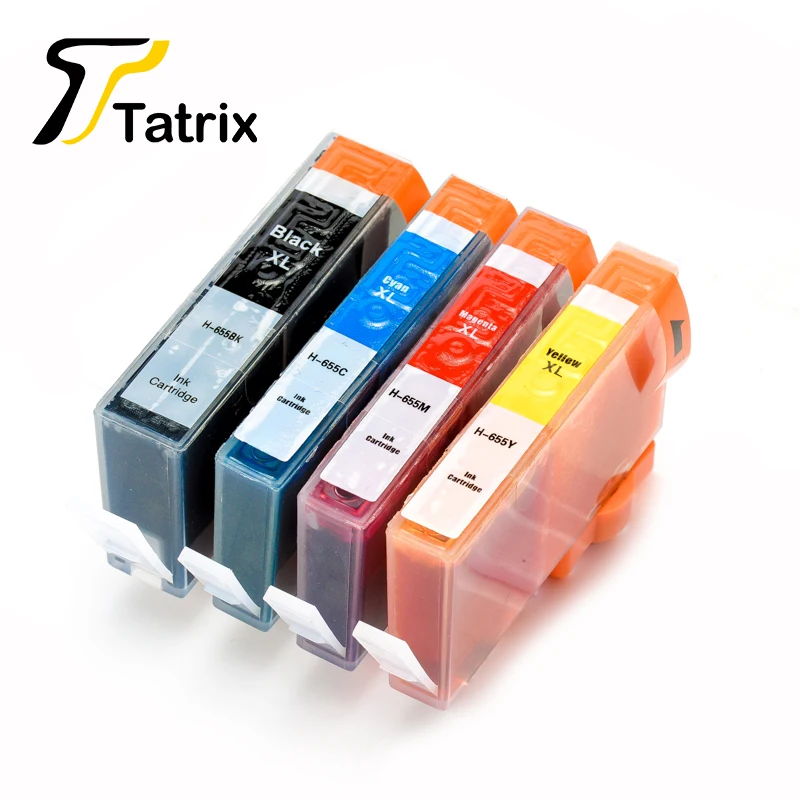 Tatrix Compatible For hp 655 HP655 Ink Cartridge Full Ink For HP deskjet 3525 5525 4615 4625 4525 6520 6525 6625 Printer