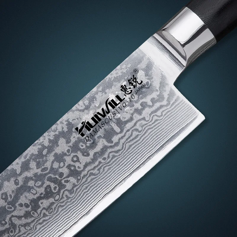 Huiwill Luxurious Japanese VG10 Damascus Steel 8\