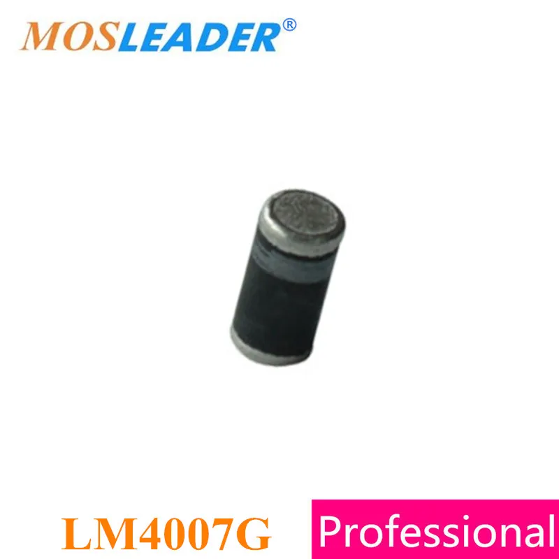 

Mosleader LM4007G DO213AA 2500 шт. LM4007 SMA 1000 В 1KV 1A высокое качество