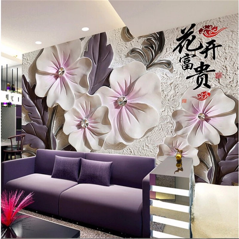 beibehang for walls 3 d minimalist living room TV wall wallpaper embosse papel de parede 3d backdrop wall mural wall paper