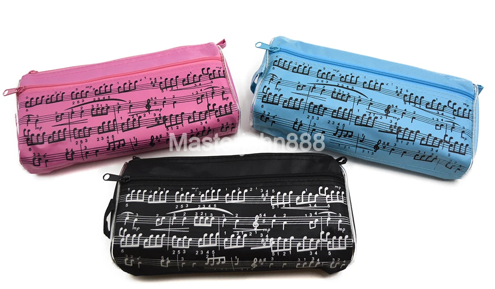 Music Topic Piano Movement Music Note Pencil Case Pen Oxford Bag For Student Music Staff Musician Song Writer Artist