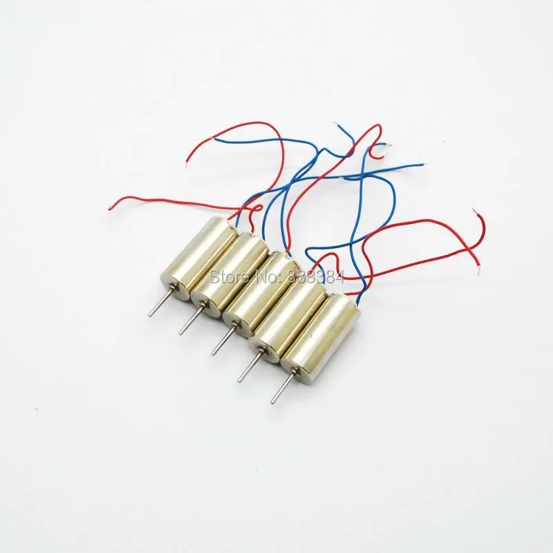 10pcs 7x16mm 716 Strong magnetic DC Coreless Motor 4.2V 60000rpm High speed Helicopter Model Aircraft Toy Accessories