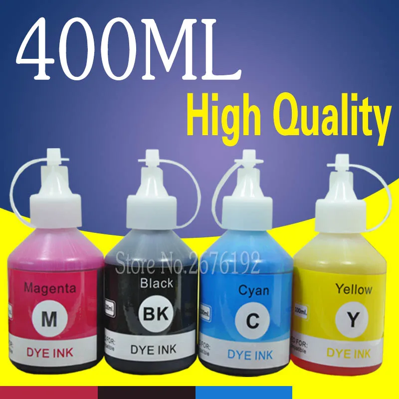 For Canon G2000 G3000 G1100 G2100 Printer Cartridge Ink Refill Kits. 400ML ink for Canon PIXMA G2000 G3000 G1100 G2100