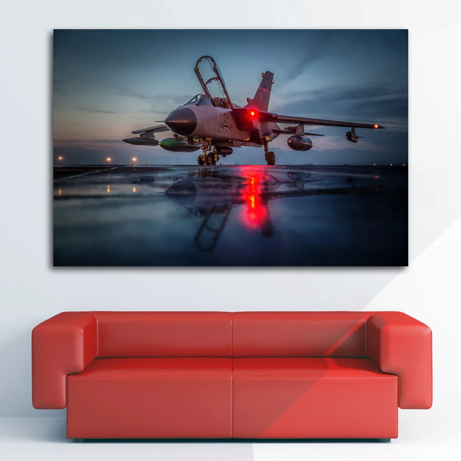 Posters and Prints Aircraft Jet Fighter Panavia Tornado Warplane Wall Art Picture Canvas Art Painting For Home Room Decor