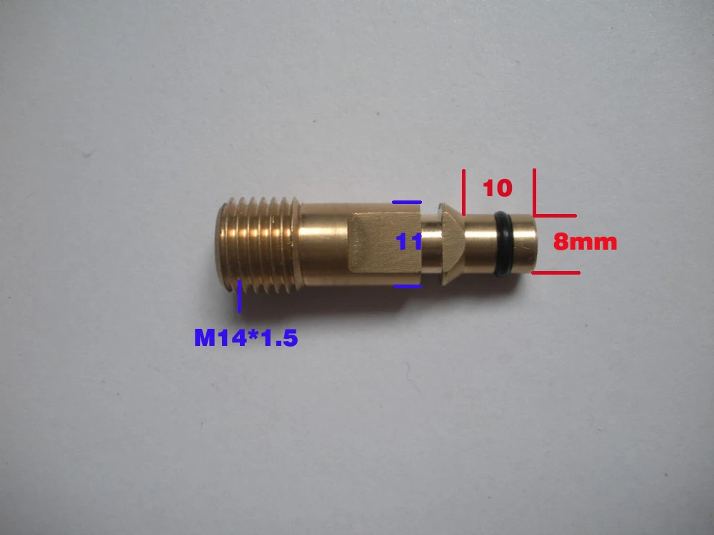 Quick connector adaptor fit Karcher K5,quick adator K5 gun Male screw thread M14*1.5 Taper hole