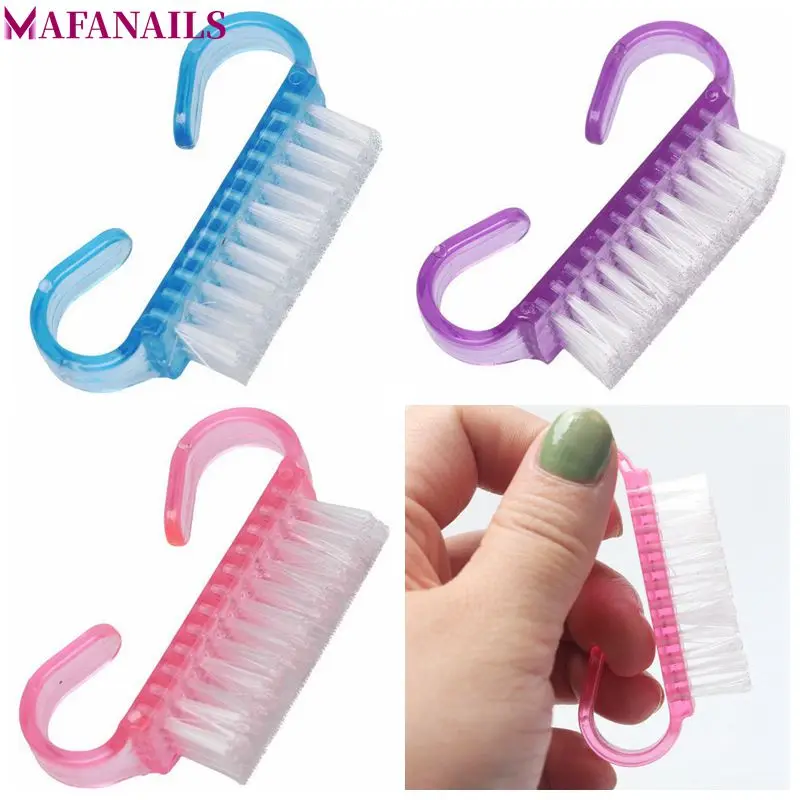 5pcs/ Lot Professional Nail Art Dust Cleaning Brush 3 Colors Make Up Brush Manicure Pedicure Nail Tools Nailart Pinsel #TPR-02#