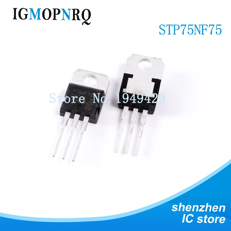 10PCS STP75NF75 TO-…