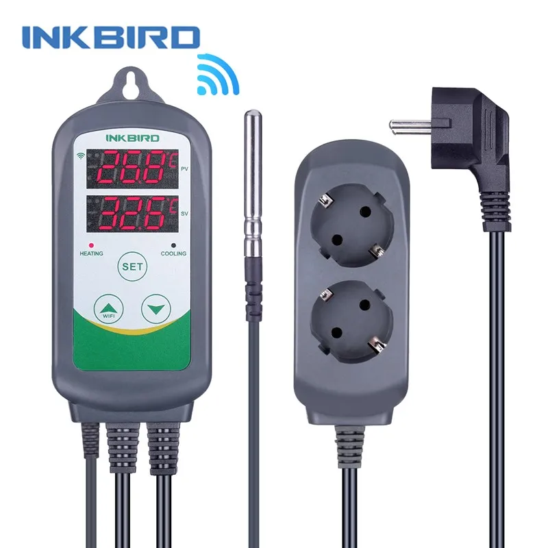 4 Type Inkbird Verwarming En Koeling Temperatuurregelaar Met Twee Relais Voor Carboy, Kas, Terrarium, Aquarium, Brouwen