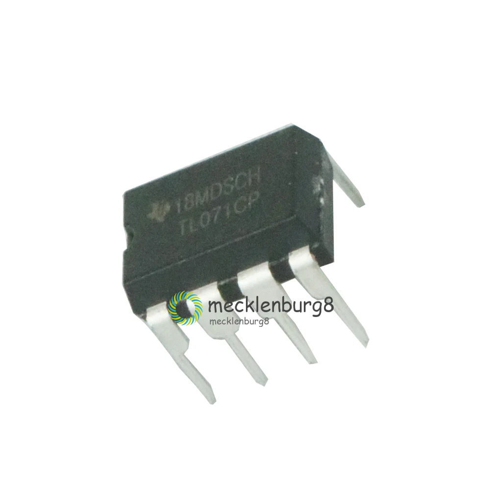 10PCS TL071 TL071CP DIP-8 Low Noise JFET Input Operational Amplifiers TI IC