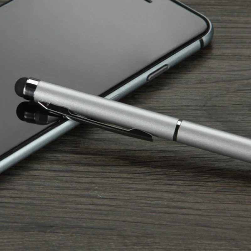 Capacitive Touch Microfiber Stylus Pen 2 In 1 Universal Fine Point Stylus Touch for Ipad for Iphone