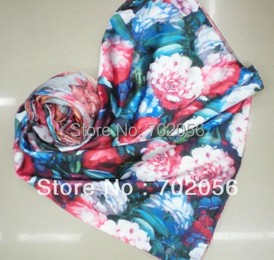 

2015 new 2 ply women's Rayon Faux silk Scarf wrap shawl Scarves scarf poncho mixed design 10pcs/lot #3332