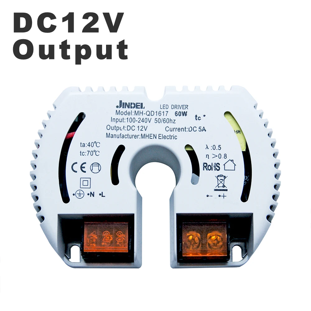 AC110V AC220V To DC12V LED Driver Constant Voltage 12-100W Direct Current Power Supply CE For G4 G5.3 LED Lamp Beads LED Strip