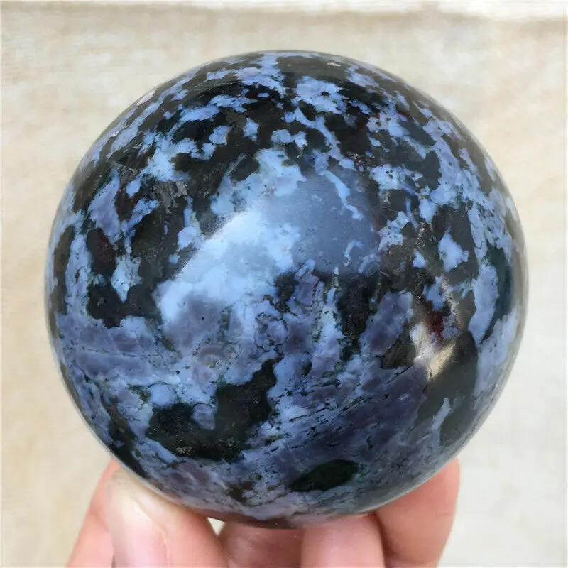 

Natural gabbro jasper quartz sphere crystal ball healing 50-60mm