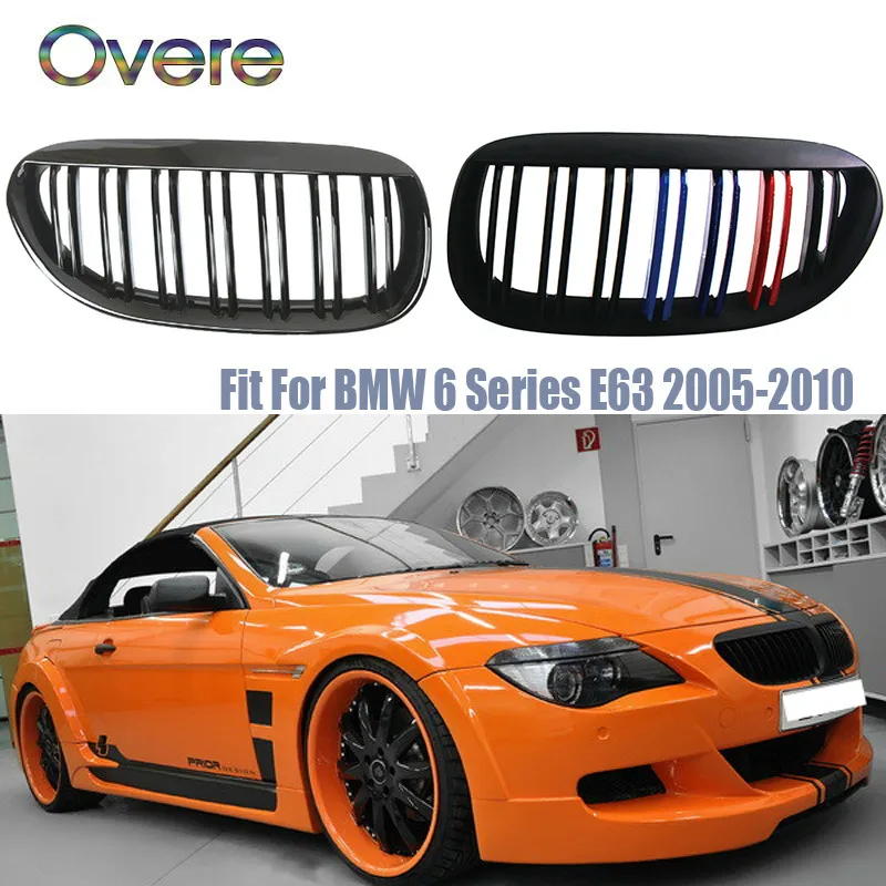 

OVERE Car Front Racing Grills For BMW E63 E64 BMW 6 Series Coupe E63 M6 650Ci 645Ci 2003-2010 M Power Performance Accessories