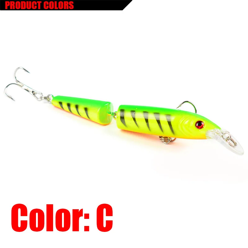 Señuelo Minnow wobbler 2 articulaciones para luciano