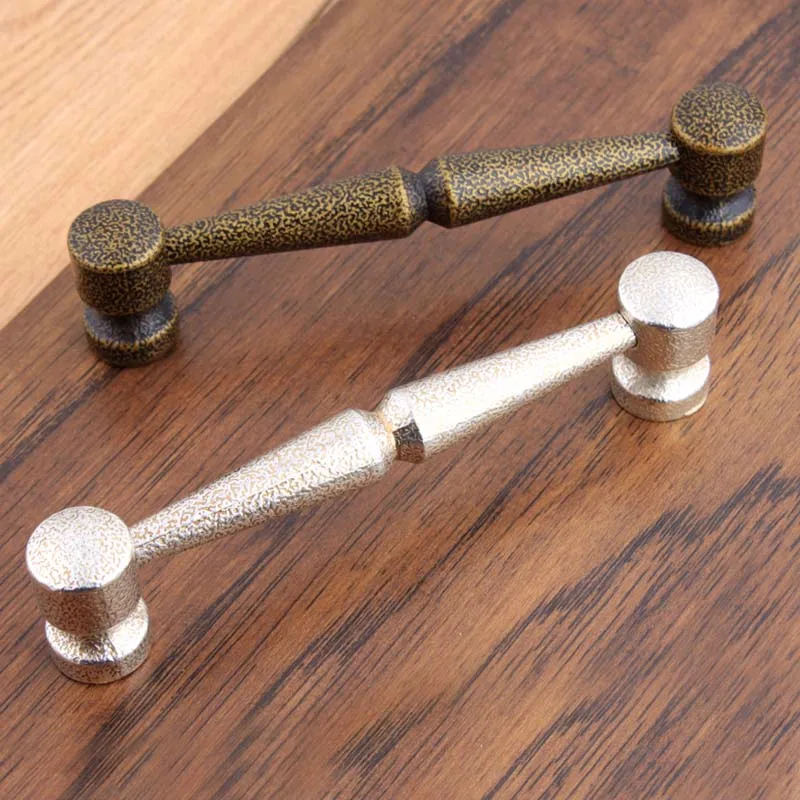 96mm vintage distress bronze kitchen cabinet cupboard door handles antique silver dresser drawer pulls knobs EUROPEAN ANTIQUE