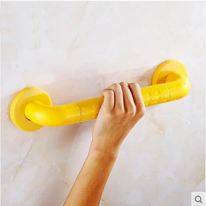 20~50cm Stainless Steel safety grab bars,Bathroom bathtub grab bars yellow/white,Toilet non skid railing for disabled/old people