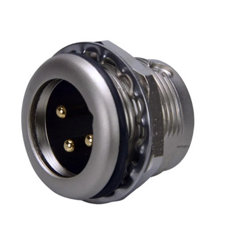 

Оптовая продажа, 5 шт./лот, XLR 3Pin, водонепроницаемая xlr Мужская розетка