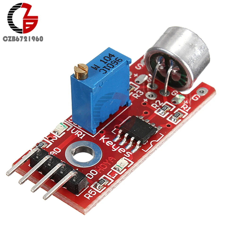 High Sensitive Microphone Sound Sensor Detection Module for Arduino AVR PIC DC 5V Power Supply Analog Output