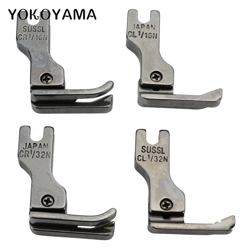 YOKOYAMA Sewing Machine Pressure Foot CR1 / 16N CL1 / 16N CR1 / 32N CL1 / 32N Stainless Steel Industrial High Low Pressure Foot